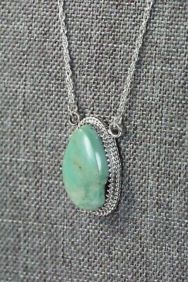 Navajo Turquoise & Sterling Silver Necklace - Annie Spencer