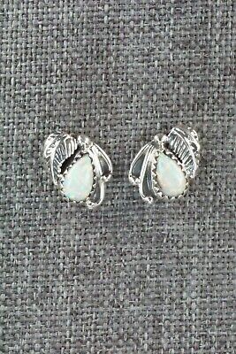 Opal & Sterling Silver Earrings - Elaine Shirley
