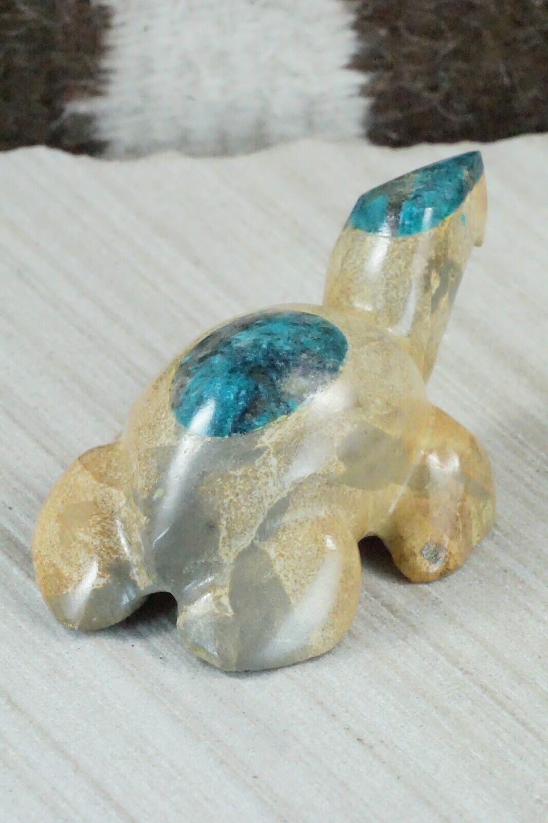 Turtle Zuni Fetish Carving - Enrike Leekya