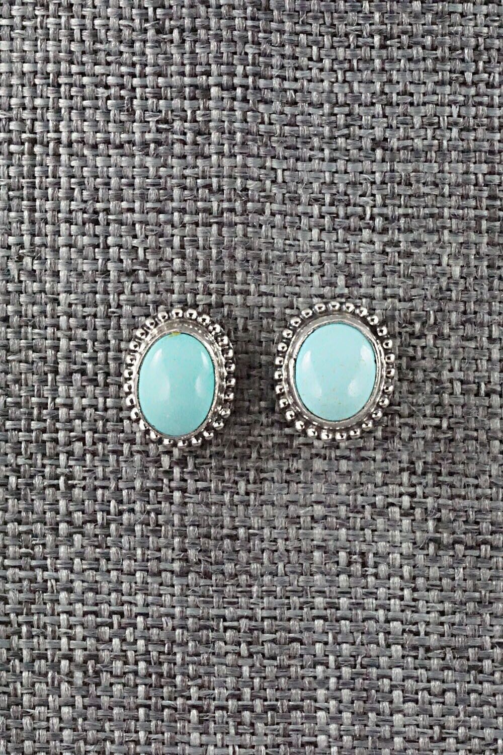 Turquoise & Sterling Silver Earrings - Jan Mariano