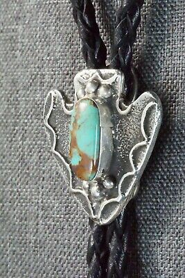 Turquoise & Sterling Silver Bolo Tie - Delbert Arviso