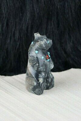 Bear Zuni Fetish Carving - Danette Laate - High Lonesome Trading
