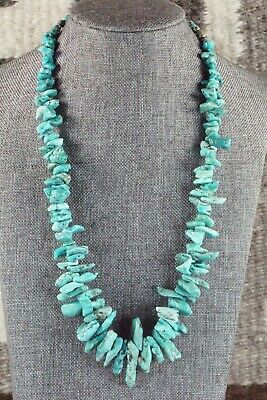 Turquoise & Sterling Silver Necklace - Navajo