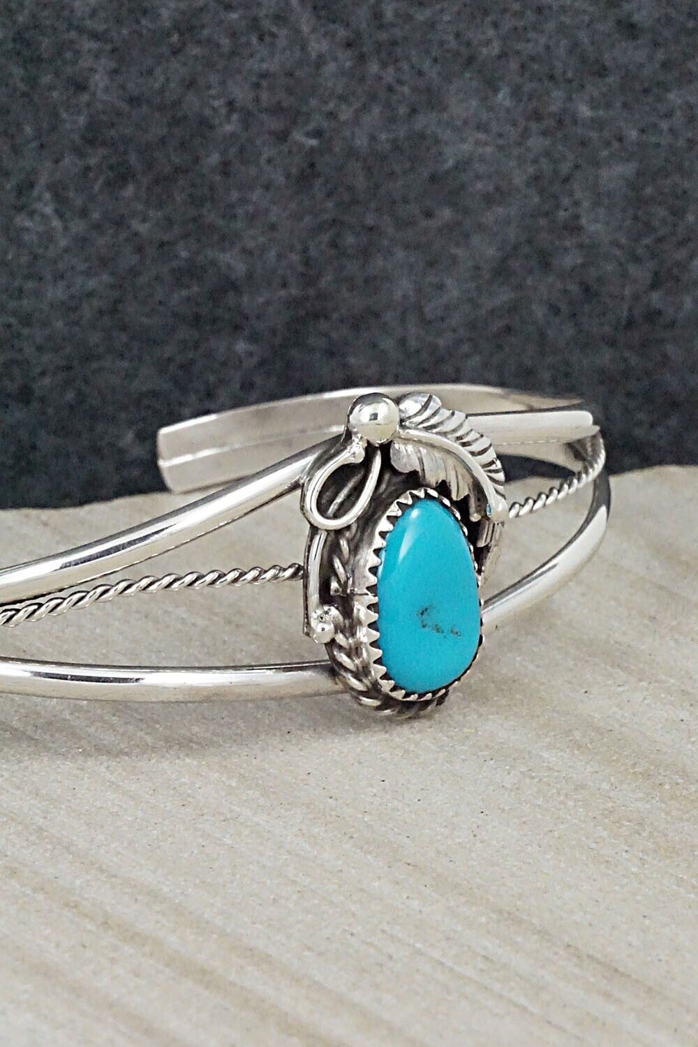 Turquoise & Sterling Silver Bracelet - Alice Rose Saunders