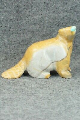 Beaver Zuni Fetish Carving - Enrike Leekya