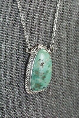 Navajo Turquoise & Sterling Silver Necklace - Annie Spencer