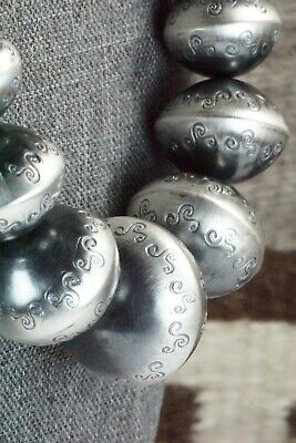 Sterling Silver Navajo Pearl Necklace - Preston Haley