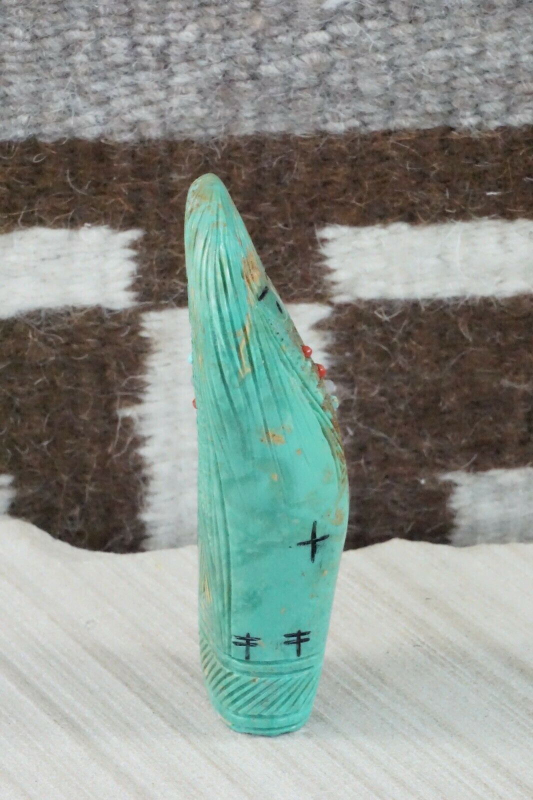 Corn Maiden Zuni Fetish Carving - Stuart Quandelacy