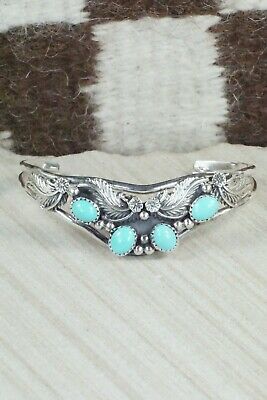 Turquoise & Sterling Silver Bracelet - Roberta Begay
