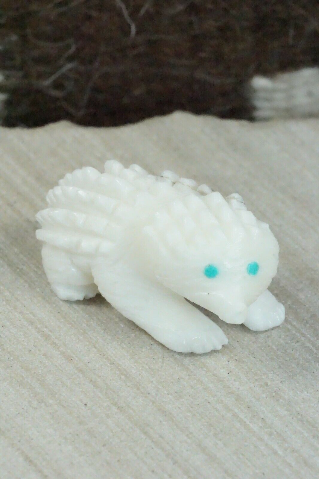 Porcupine Zuni Fetish Carving - Jonas Hustito
