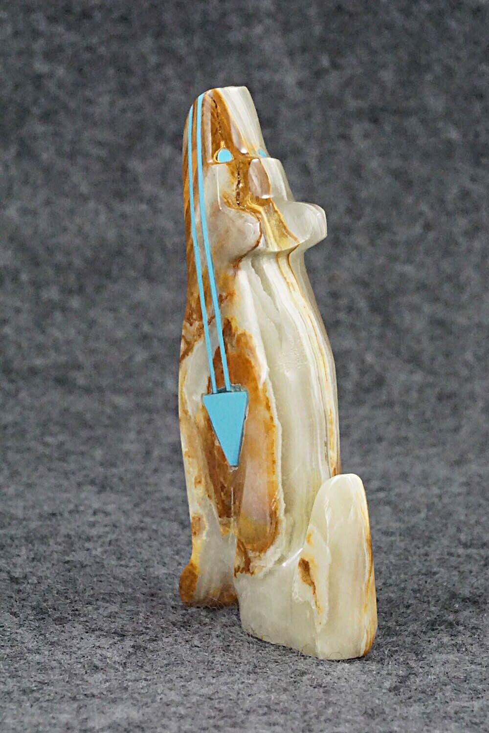 Coyote Zuni Fetish Carving - Rodney Laiwakete