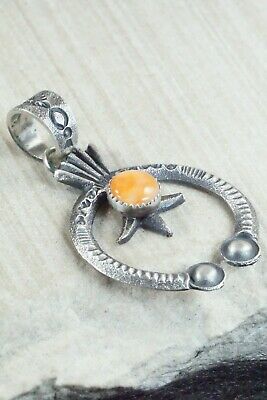 Spiny Oyster and Sterling Silver Pendant - Kevin Billah