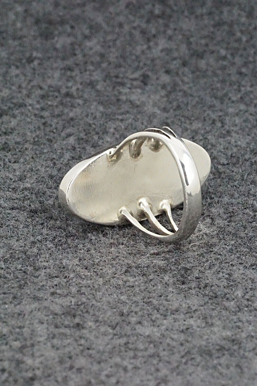 Turquoise & Sterling Silver Ring - Carlos Tsipa - Size 6.25
