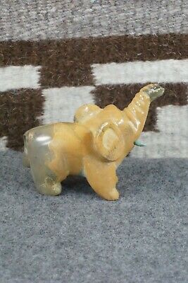 Elephant Zuni Fetish Carving - Enrike Leekya