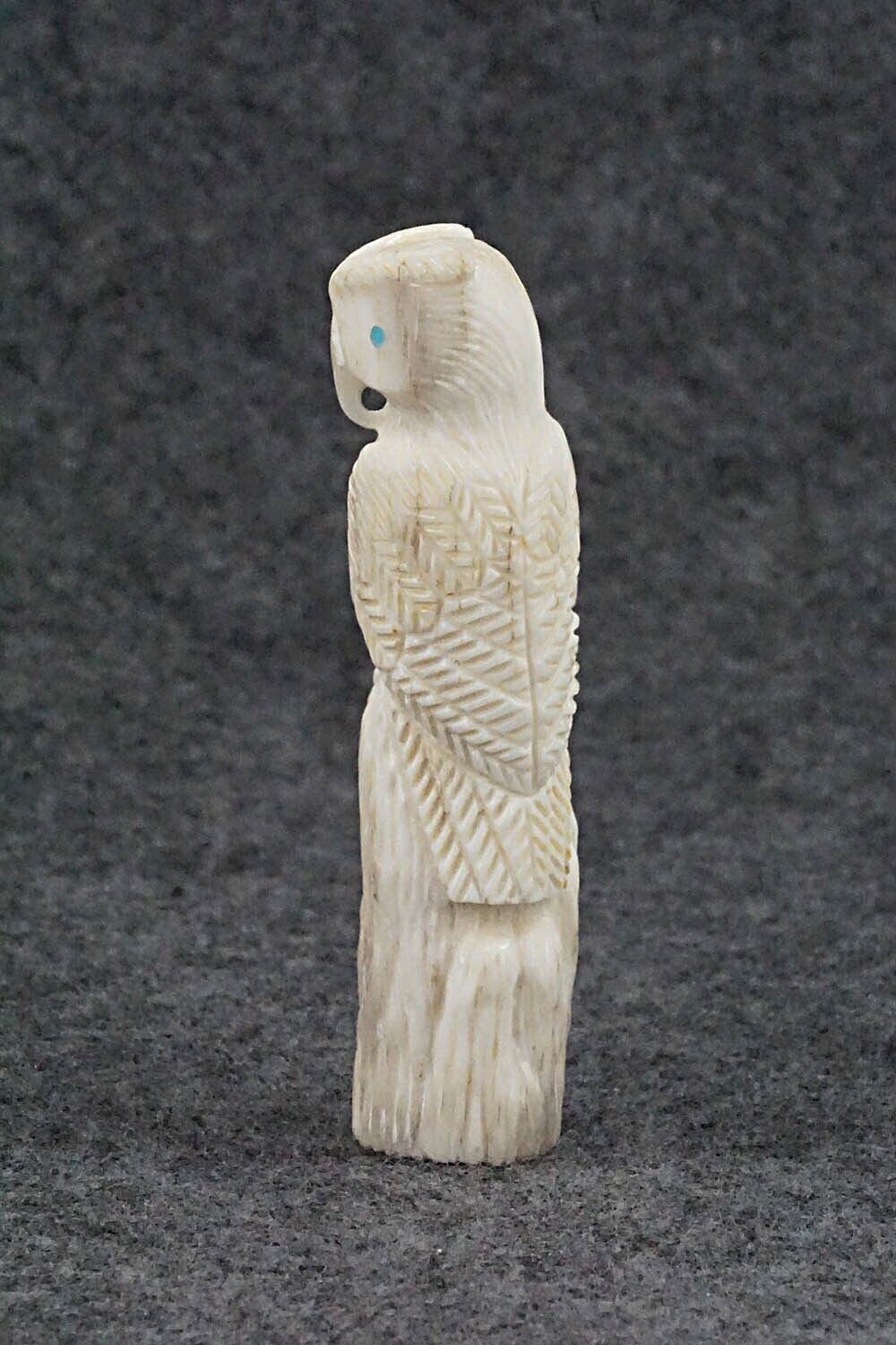 Owl Zuni Fetish Carving - Destry Siutza