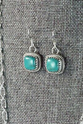 Navajo Turquoise & Sterling Silver Necklace and Earrings Set - Mark Barney