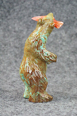 Bear Zuni Fetish Carving - Andres Quandelacy