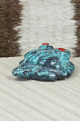 Frog Zuni Fetish Carving - Reynold Lunasee