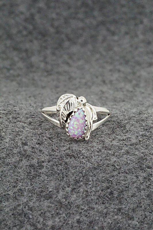 Opalite & Sterling Silver Ring - Letricia Largo - Size 9