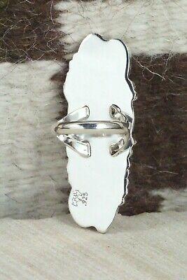 Turquoise and Sterling Silver Ring - Rita Montoya - Size 6 - High Lonesome Trading