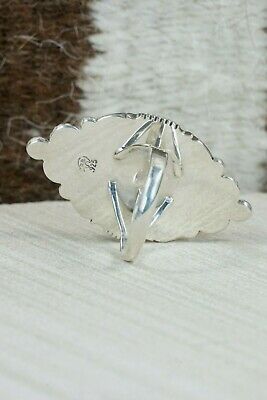Navajo Turquoise & Sterling Silver Ring - Daniel Benally - Size 9.25