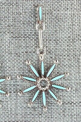 Turquoise & Sterling Silver Earrings - Yvette Kaamasee