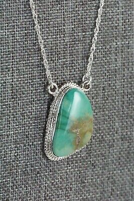 Navajo Turquoise & Sterling Silver Necklace - Annie Spencer