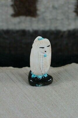 Corn Maiden Zuni Fetish Carving - Kevin Quam - High Lonesome Trading