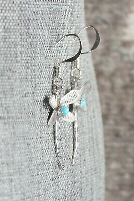 Turquoise & Sterling Silver Earrings - Darlene Platero