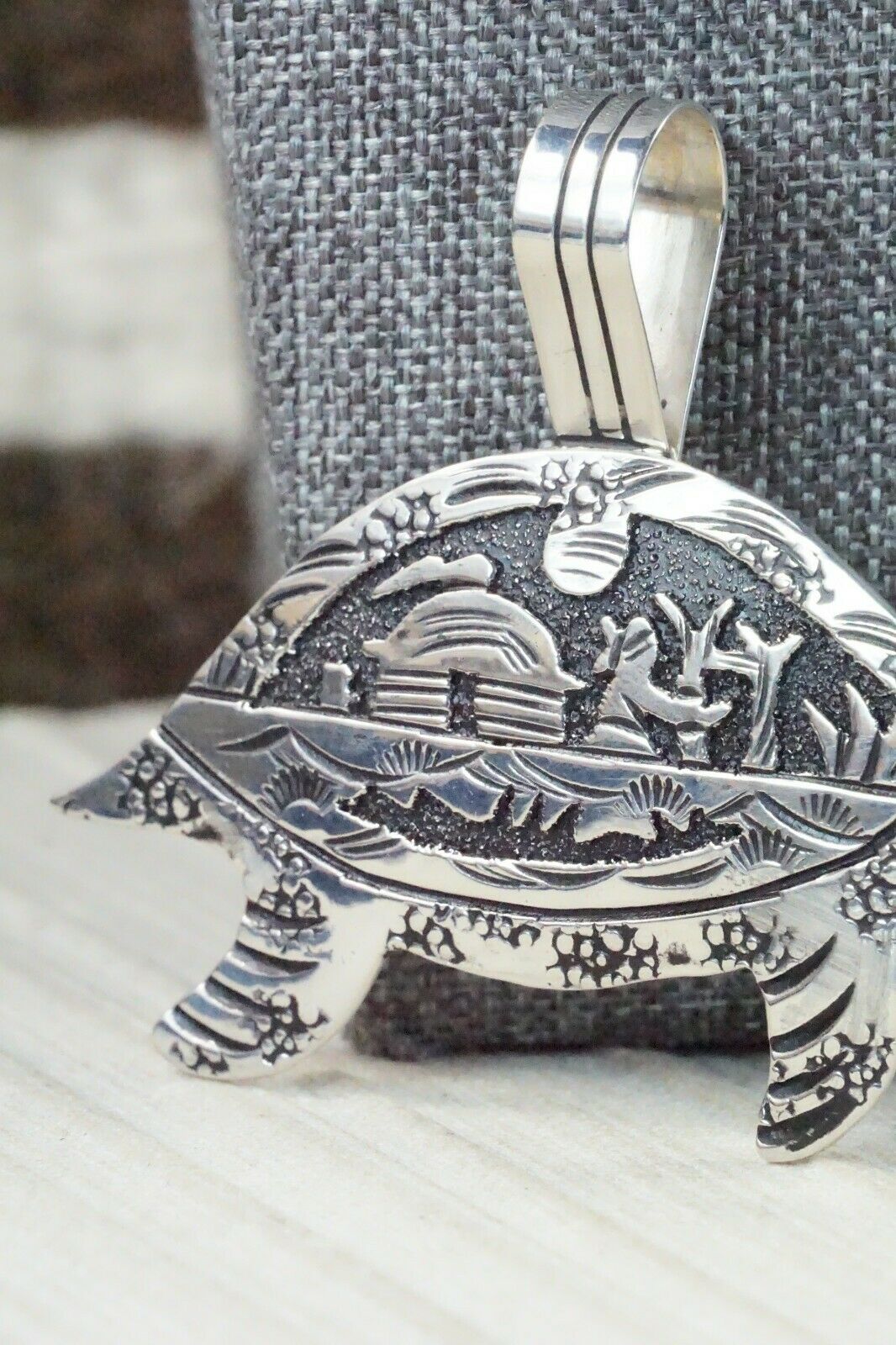 Navajo Sterling Silver Pendant - Richard Singer