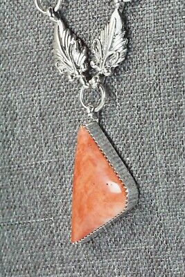 Spiny Oyster & Sterling Silver Necklace - Verley Betone