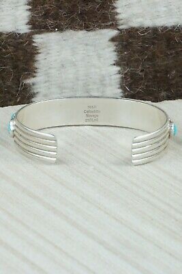 Turquoise & Sterling Silver Bracelet - Michael Calladitto