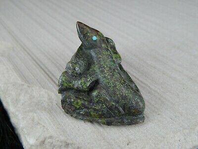 Frog Zuni Fetish Carving - Evan Cachini - High Lonesome Trading