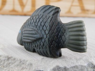 Fish Zuni Fetish Carving - Justin Natewa - High Lonesome Trading