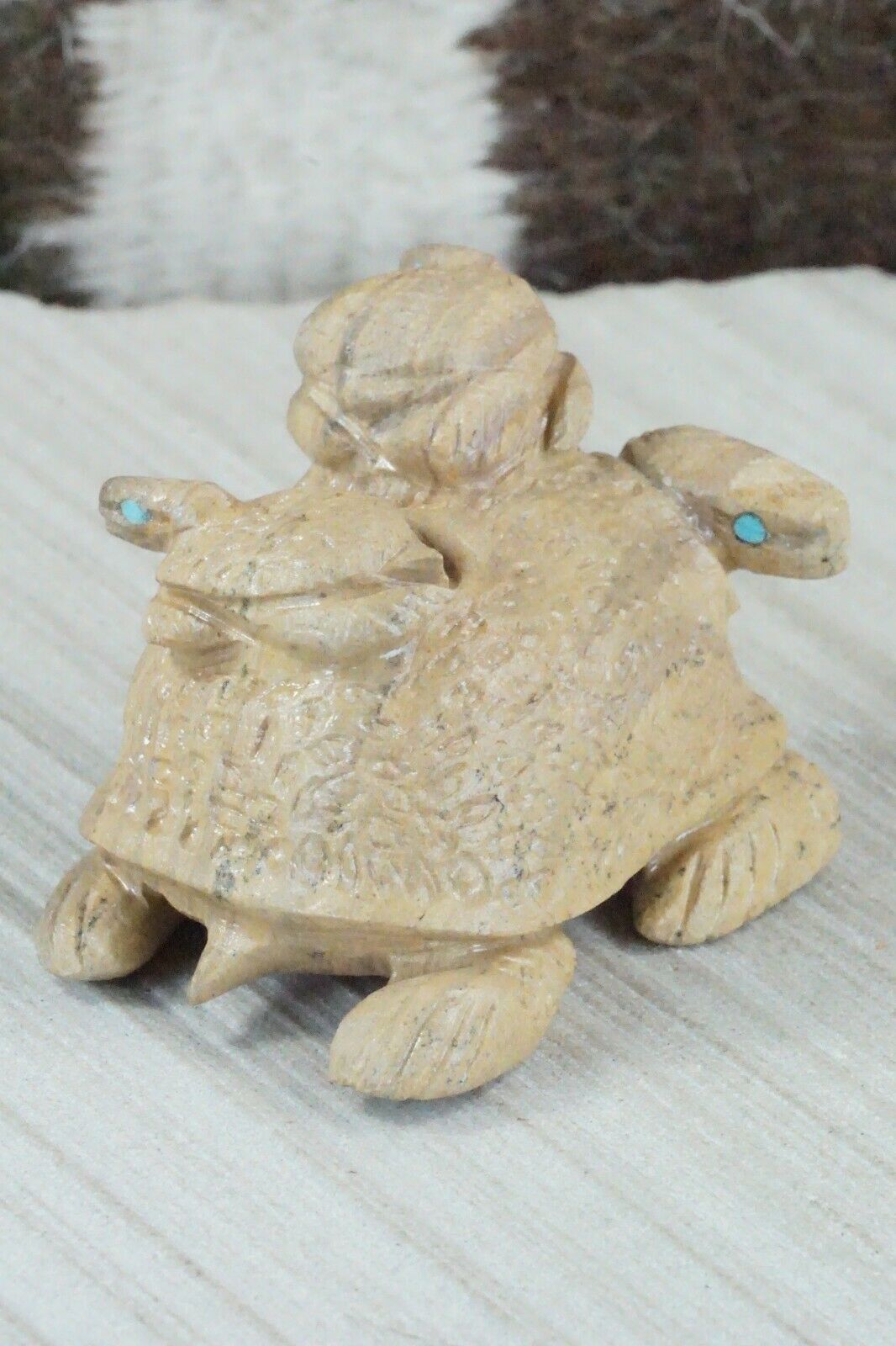 Turtle Zuni Fetish Carving - Michelle Cheama