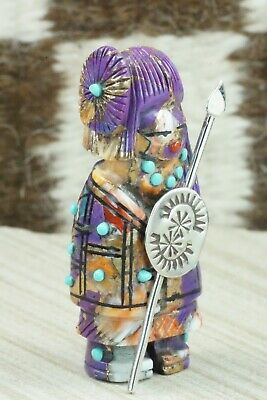Hunter Zuni Fetish Carving - Claudia Peina