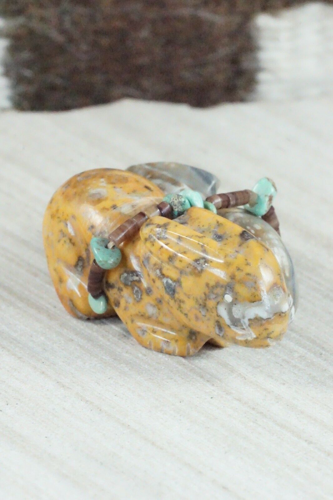 Rabbit Zuni Fetish Carving - Daisy Natewa - High Lonesome Trading