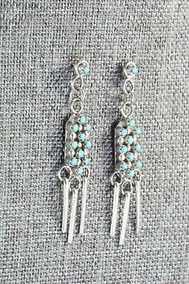 Turquoise & Sterling Silver Earrings - Abigail Amesoli - High Lonesome Trading