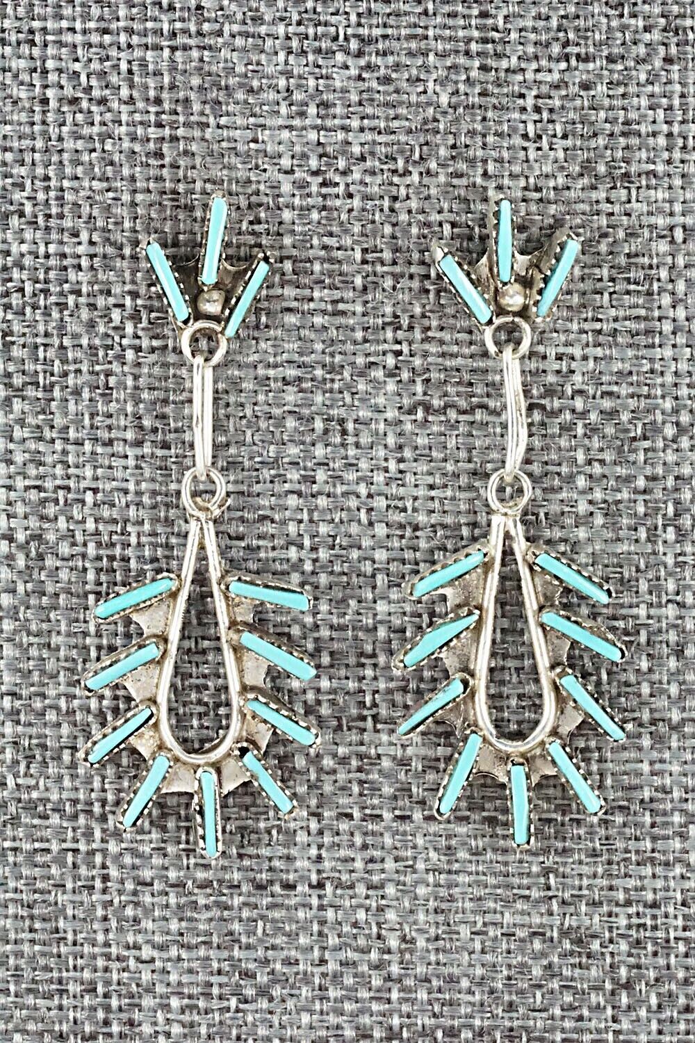 Turquoise & Sterling Silver Earrings - Arlene Quam