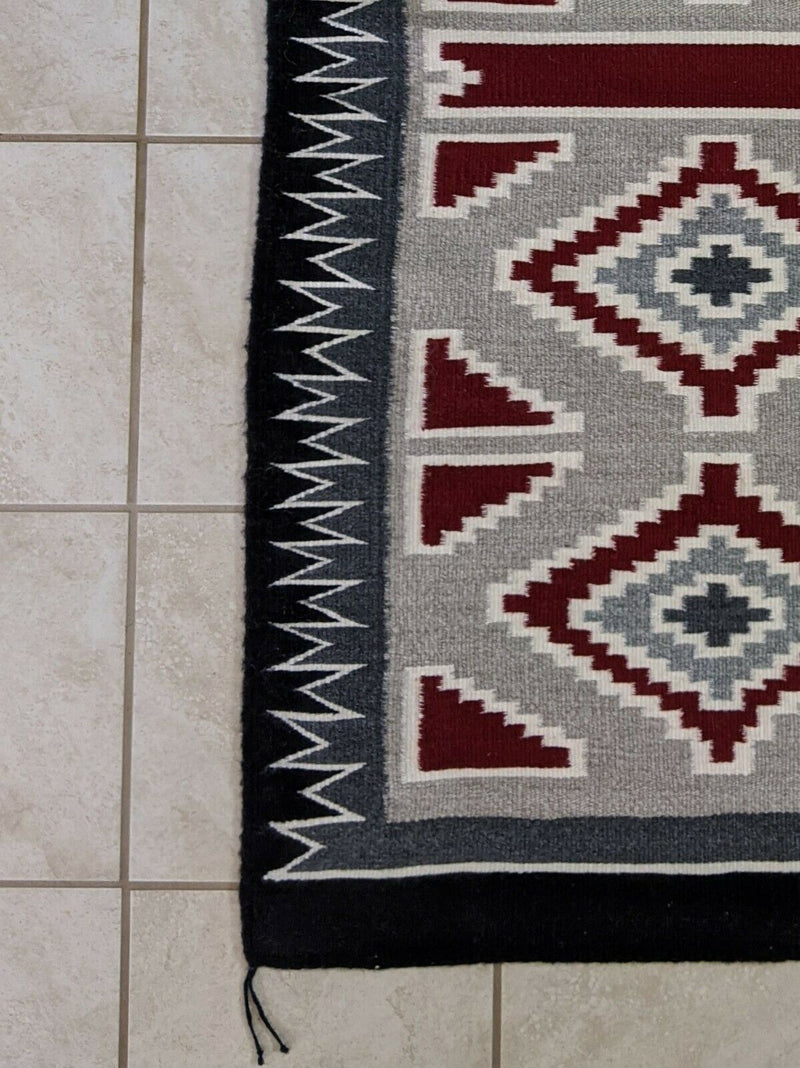 Navajo Handwoven Rug - 58in x 29.5in - Tanisha Charley