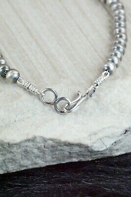 Sterling Silver Navajo Pearl Necklace - Jan Mariano