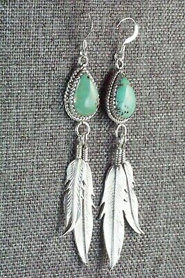 Turquoise & Sterling Silver Earrings - Judy Largo