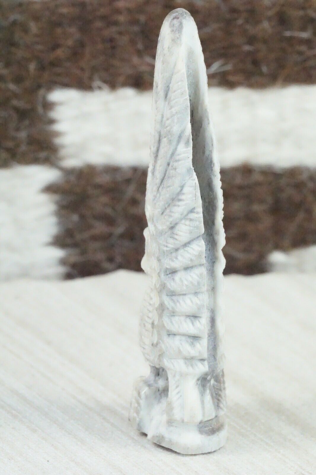 Owl Zuni Fetish Carving - Garrick Weeka
