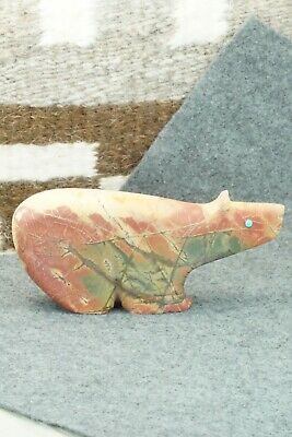 Bear Zuni Fetish Carving - Ronnie Lunasee