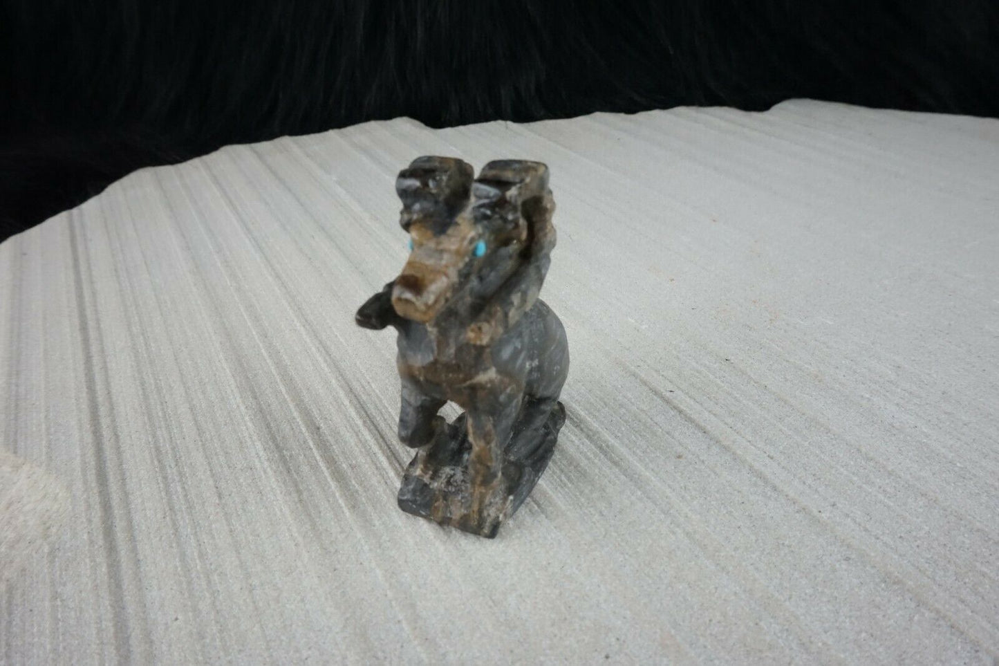 Ram Zuni Fetish Carving - Jerrold Lahaleon - High Lonesome Trading
