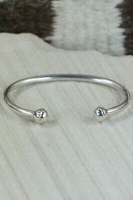 Navajo Sterling Silver Bracelet - Elaine Tahe