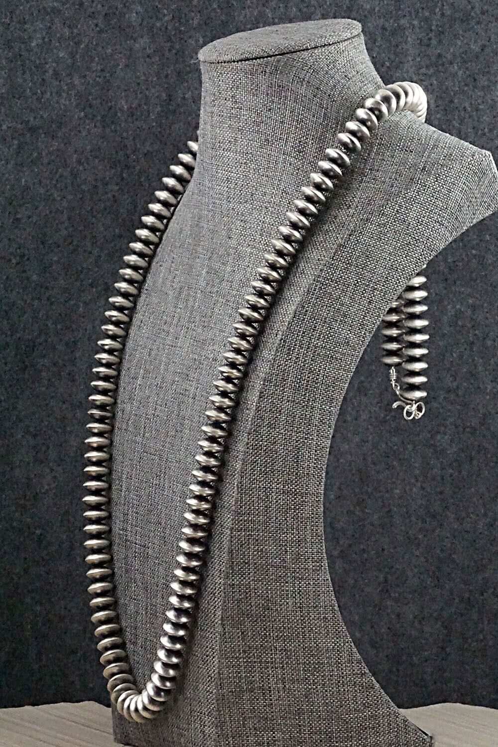 Sterling Silver Navajo Pearl Necklace - Jan Mariano