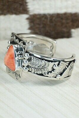Spiny Oyster & Sterling Silver Bracelet - Ricky Roy