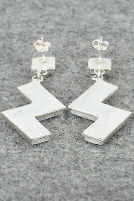 Turquoise & Sterling Silver Earrings - Richard Begay
