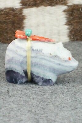 Bear Zuni Fetish Carving - Daphne Quam